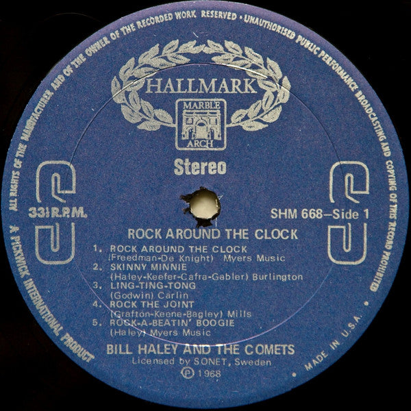 Bill Haley And His Comets : Rock Around The Clock (LP, Comp)