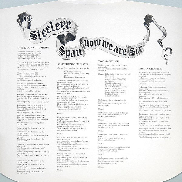 Steeleye Span : Now We Are Six (LP, Album, RE, RP)