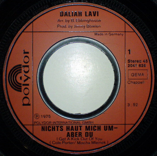Daliah Lavi : Nichts Haut Mich Um - Aber Du / Sag, Wenn Du Geh'n Willst (7", Single)