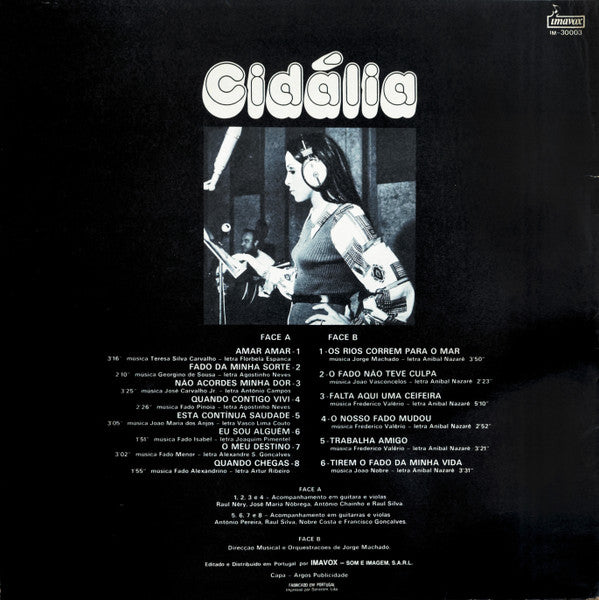 Cidália Moreira : Amar Amar (LP, Album)