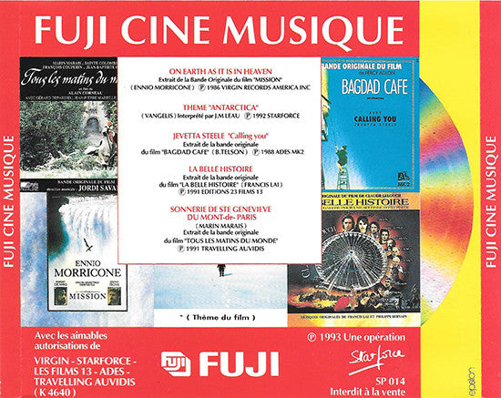 Various : Fuji Cine Musique - Les Plus Belles Bandes Originales De Films (CD, Comp)