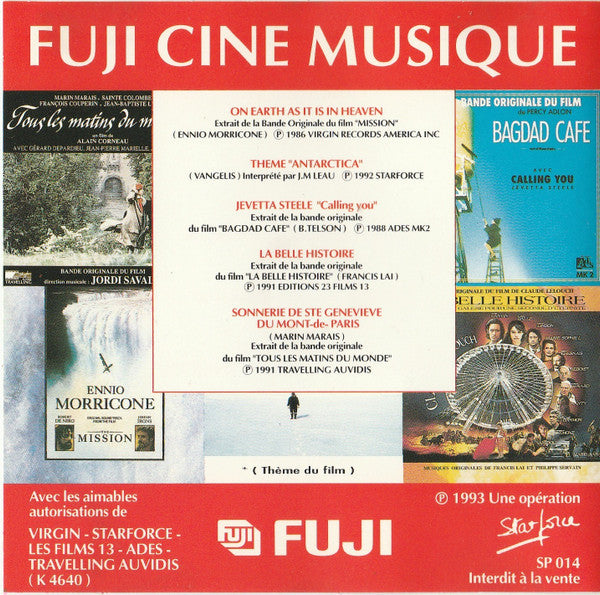 Various : Fuji Cine Musique - Les Plus Belles Bandes Originales De Films (CD, Comp)