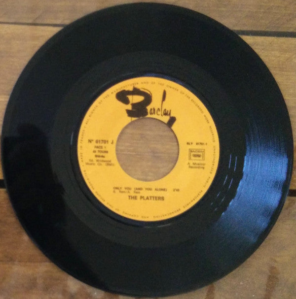 The Platters : Only You / The Great Pretender (7", Single, RE)