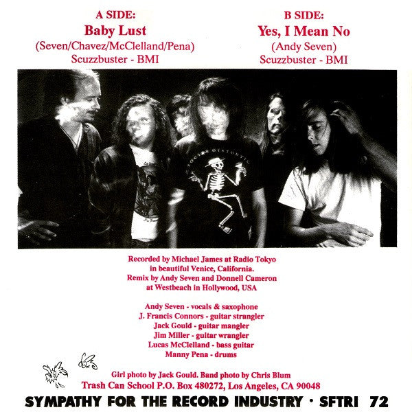 Tråsh Cän Schöol* : I Love You! Too Bad You're Dead! (7", Single, Pin)