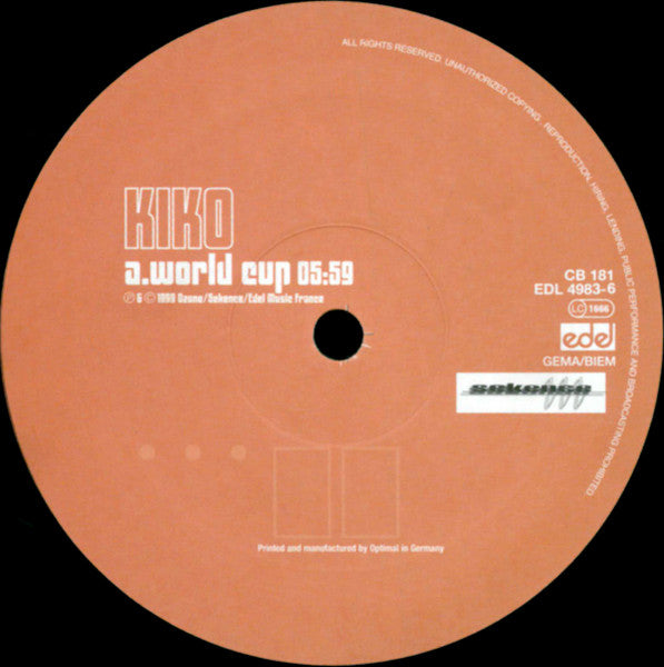 Kiko : World Cup (12")
