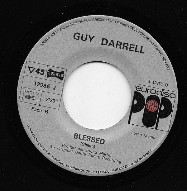Guy Darrell : I've Been Hurt / Blessed (7", Single, RE)