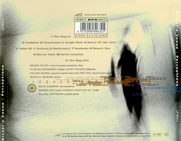 Witzel's Venue : Perceptions (CD, Album)
