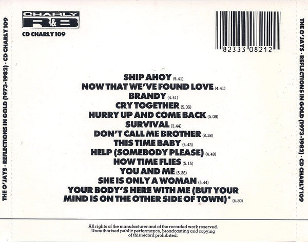 The O'Jays : Reflections In Gold (1973 -1982) (CD, Comp)