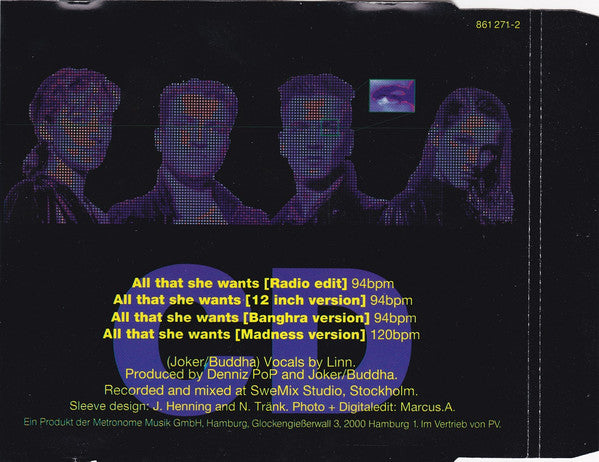 Ace Of Base : All That She Wants (CD, Maxi)