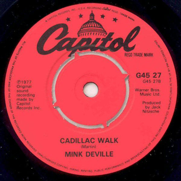 Mink DeVille : Spanish Stroll / Cadillac Walk (7", Single)