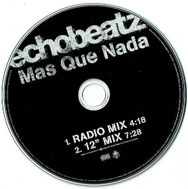 Echobeatz : Mas Que Nada (CD, Single)