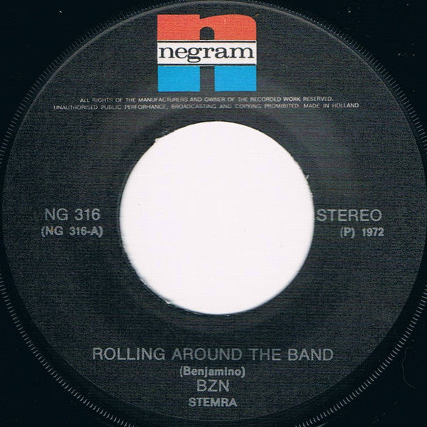 BZN : Rolling Around The Band (7", Single)