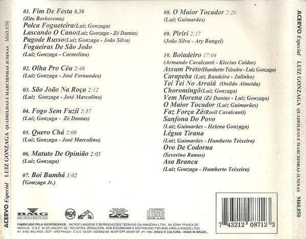Luiz Gonzaga : Luiz Gonzaga (CD, Comp)