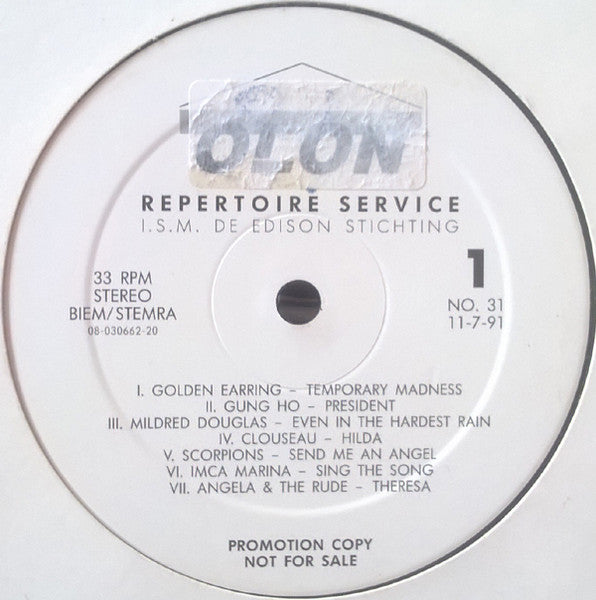 Various : Repertoire Service No. 31 (LP, Comp, Promo)