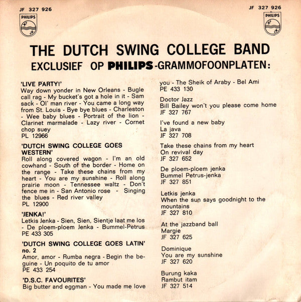 The Dutch Swing College Band : A Walk In The Black Forest / Charleston (7", Single, Mono)