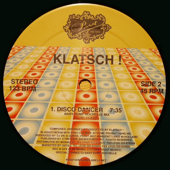 Klatsch! : Disco Dancer (12")