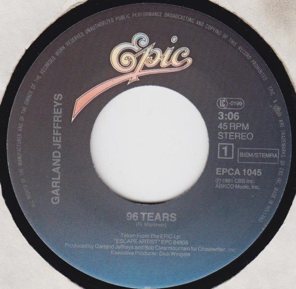 Garland Jeffreys : 96 Tears (7", Single)