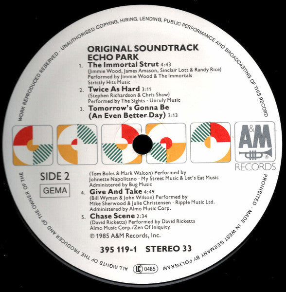 Various : Echo Park - Music From The Motion Picture (LP, Comp)