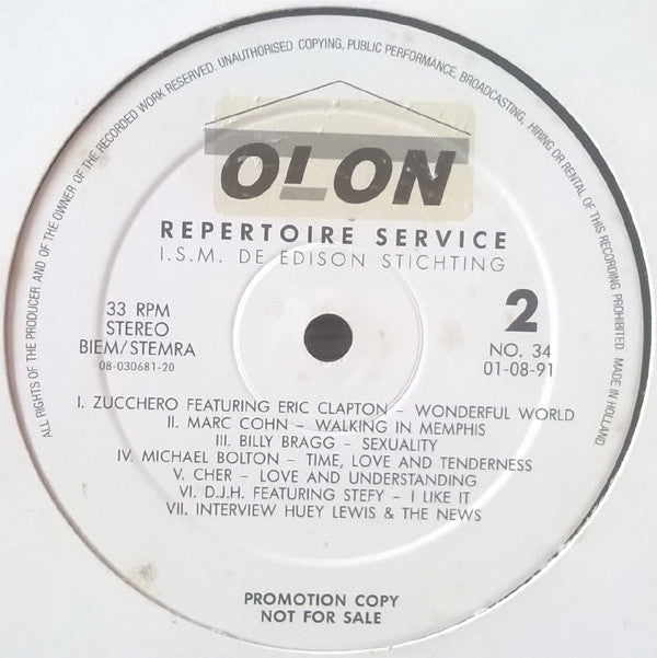 Various : Repertoire Service No. 34 (LP, Comp, Promo)