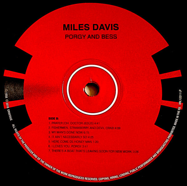 Miles Davis : Porgy And Bess (LP, Album, RE, 180)