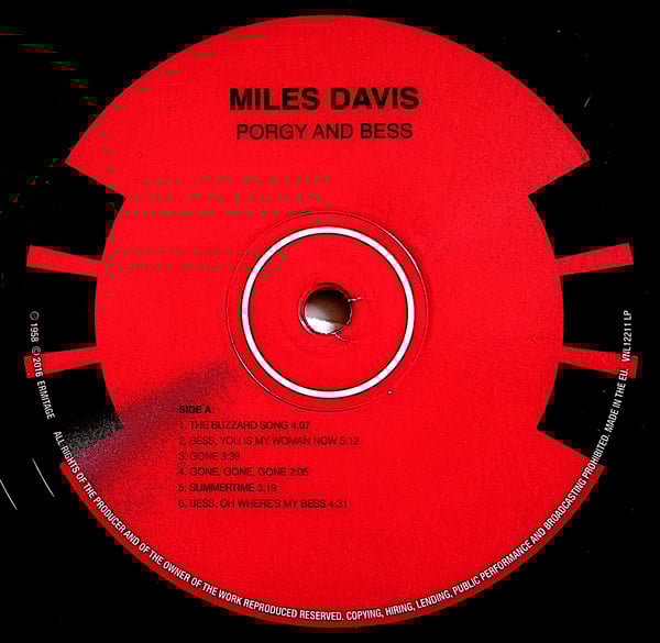 Miles Davis : Porgy And Bess (LP, Album, RE, 180)