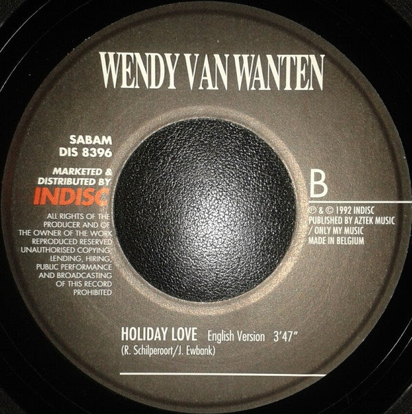 Wendy Van Wanten : Holiday Love (7", Single)