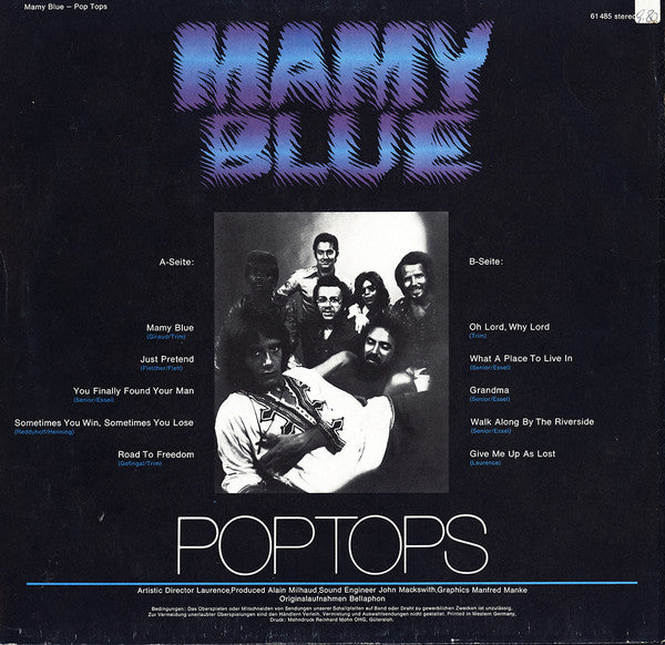 Pop Tops* : Mamy Blue (LP, Album, Club)