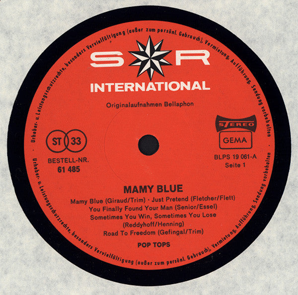 Pop Tops* : Mamy Blue (LP, Album, Club)