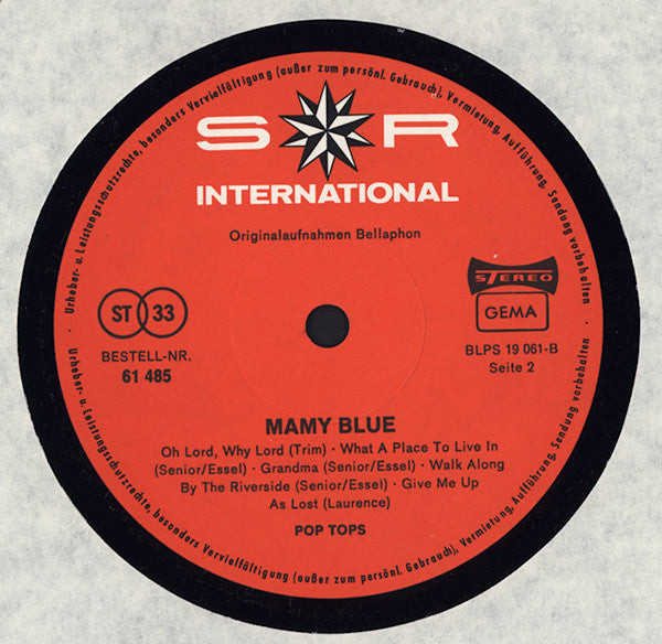 Pop Tops* : Mamy Blue (LP, Album, Club)