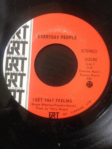 Everyday People (4) : I Get That Feeling (7", Single)
