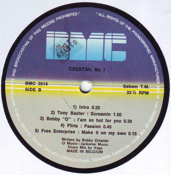 Various : Cocktail N°1 (12", Mixed, Dar)