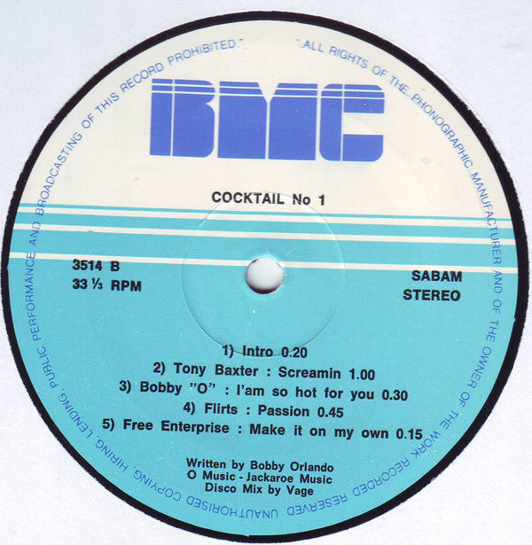 Various : Cocktail N°1 (12", Mixed, Lig)