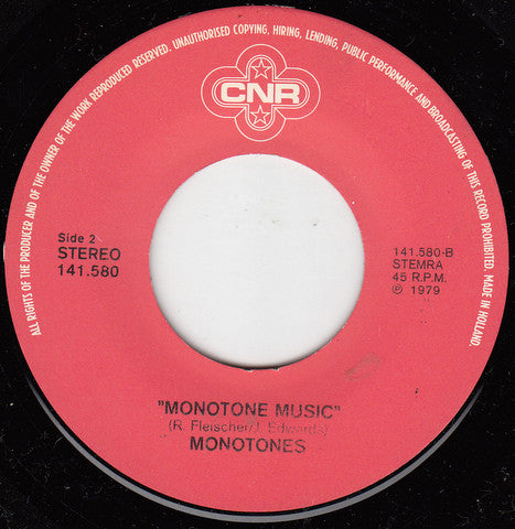 The Monotones (2) : Mono (7", Single)