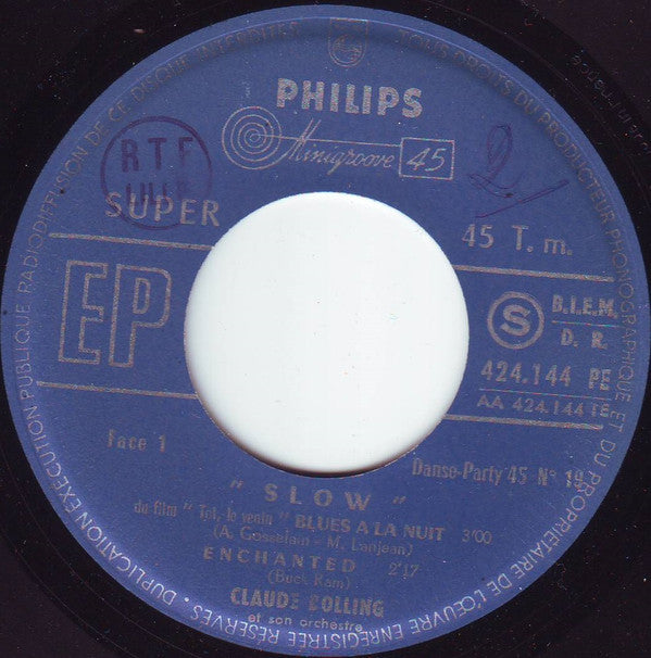 Claude Bolling Et Son Orchestre : Slow (7", EP)