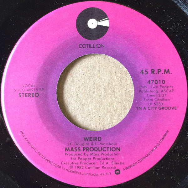 Mass Production : Rock / Weird (7", Single)