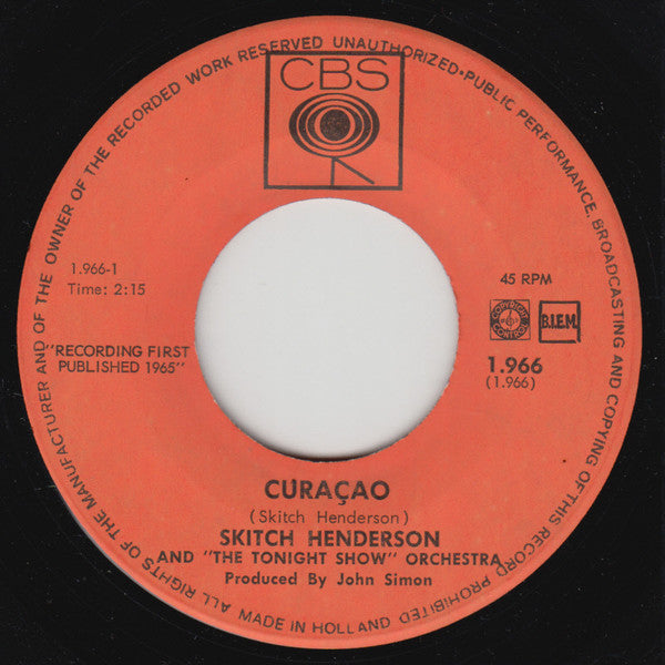 Skitch Henderson : Curaçao / Come Thursday (7", Single)