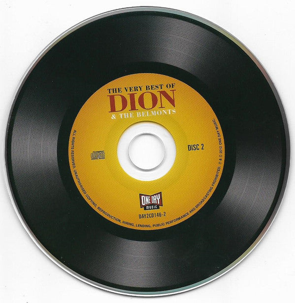 Dion & The Belmonts : The Very Best Of Dion & The Belmonts (2xCD, Comp, RM)