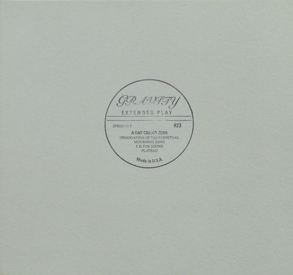 A Day Called Zero : A Day Called Zero (12", EP)