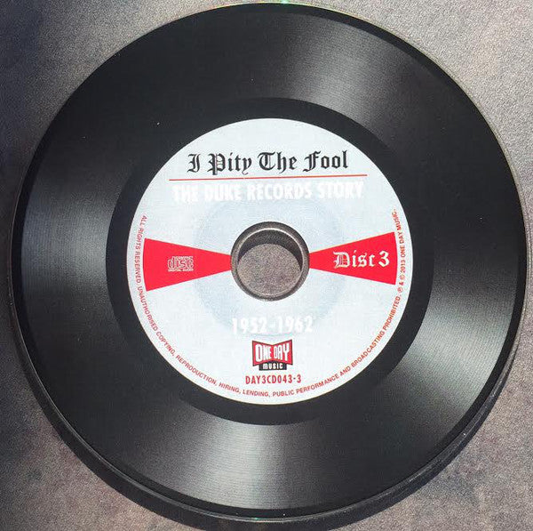 Various : I Pity The Fool (The Duke Records Story) (3xCD, Comp)