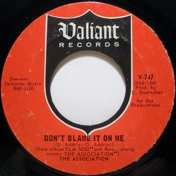 The Association (2) : Cherish (7", Single, Styrene, Pit)
