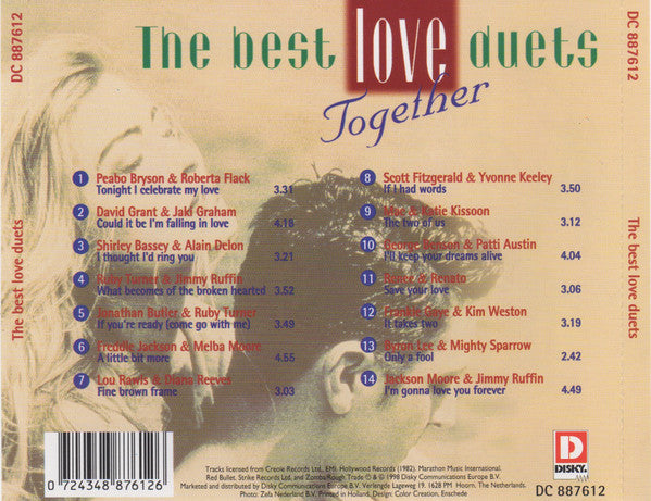 Various : Together - The Best Love Duets (CD, Comp)
