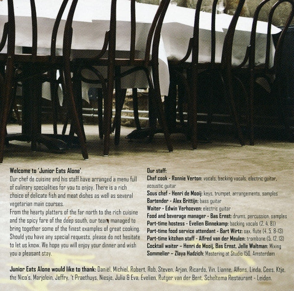 Junior Eats Alone : Love will slow me down (CD)