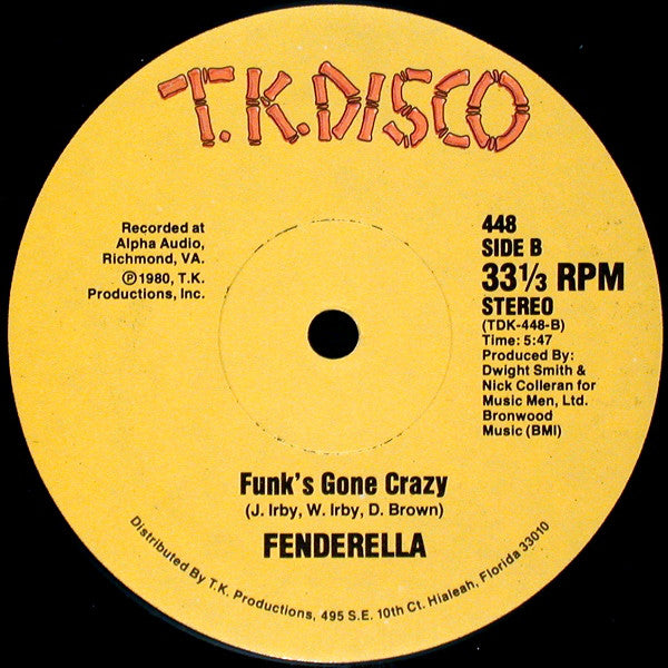 Joyce "Fenderella" Irby : A Wild And Crazzy Song (12")