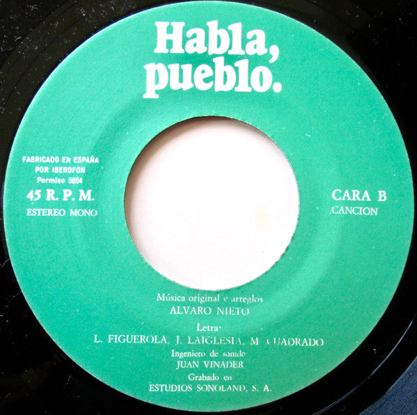 Unknown Artist : Habla, Pueblo. (7", Single)