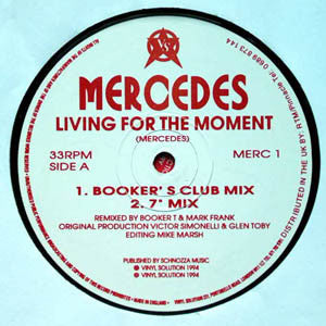 Mercedes : Living For The Moment (2x12", Promo)