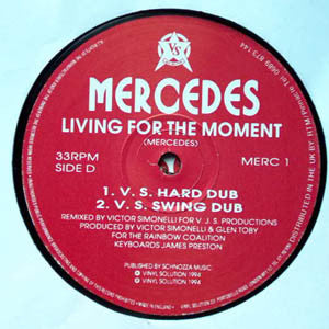 Mercedes : Living For The Moment (2x12", Promo)