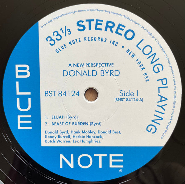 Donald Byrd : A New Perspective (LP, Album, RE, RM, 180)