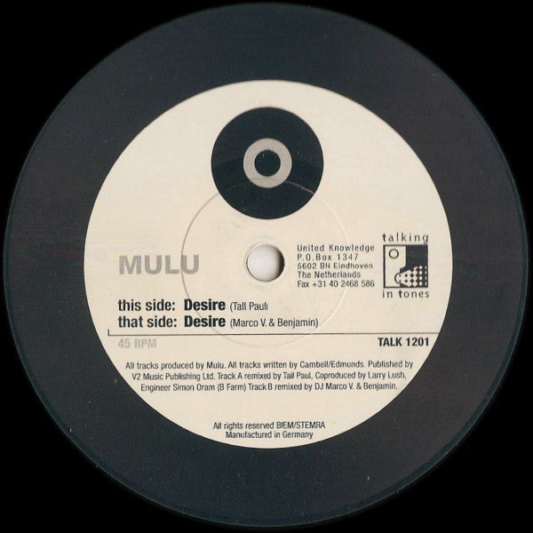 Mulu : Desire (12")
