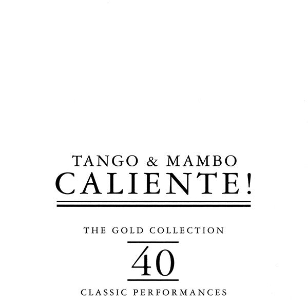 Various : Tango & Mambo. Caliente! (2xCD, Comp)