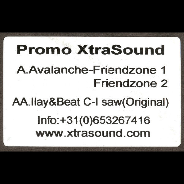 Avalanche / Ilay & Beat C : Friendzone / I Saw (12", Promo, W/Lbl)